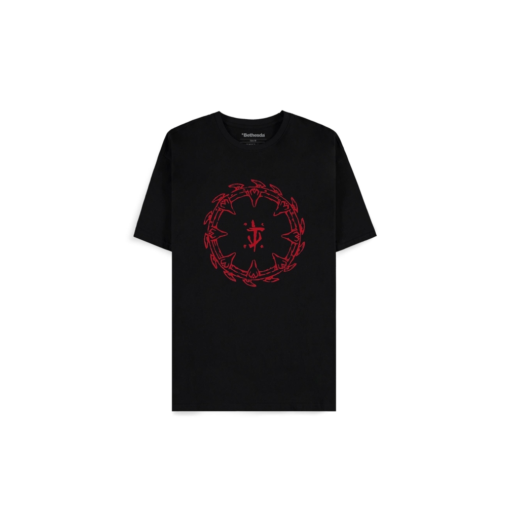 Doom - The Dark Ages Red Shield Herren T-Shirt - Schwarz